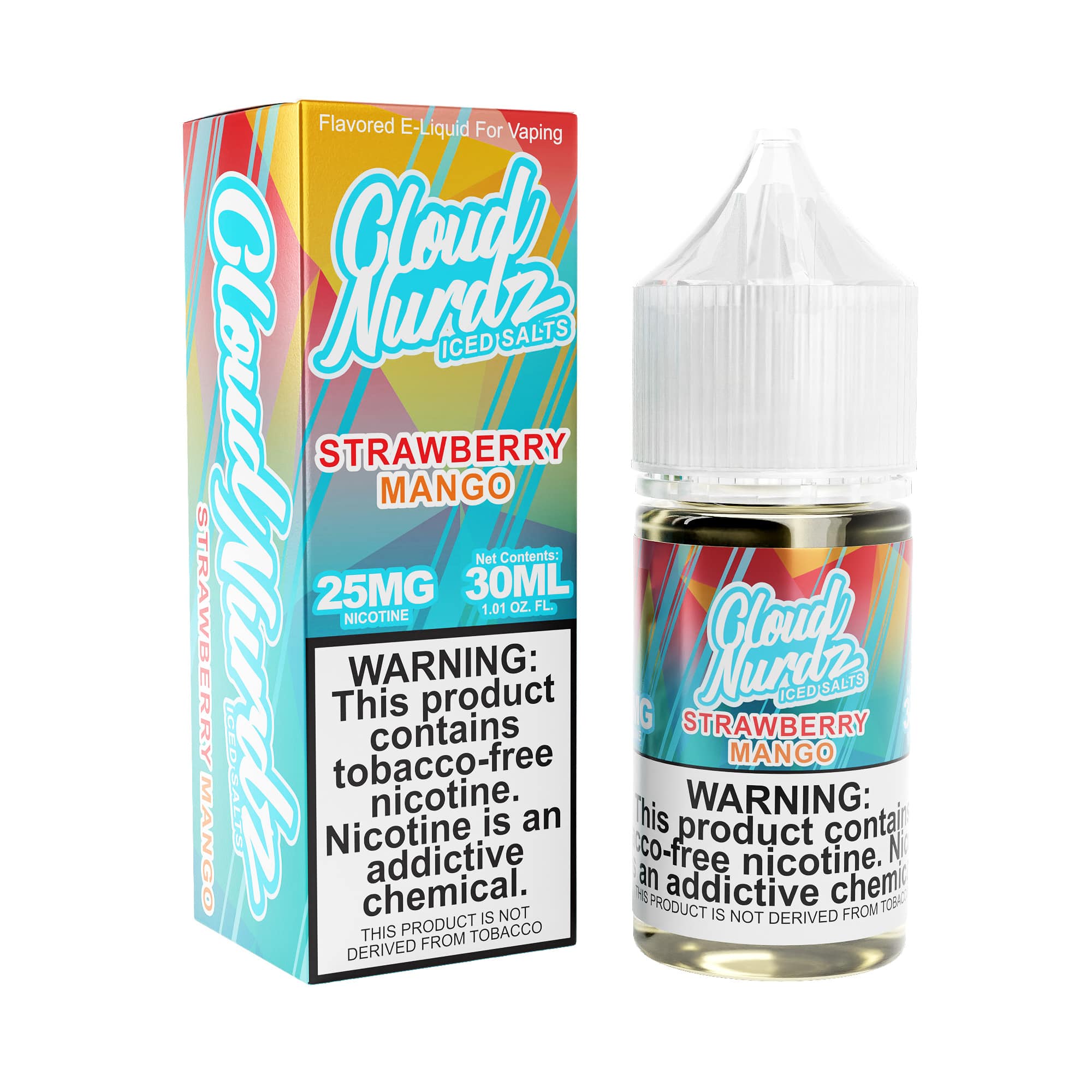 Cloud Nurdz TFN Salt E-Juice 30ML - Salt Strawberry Mango