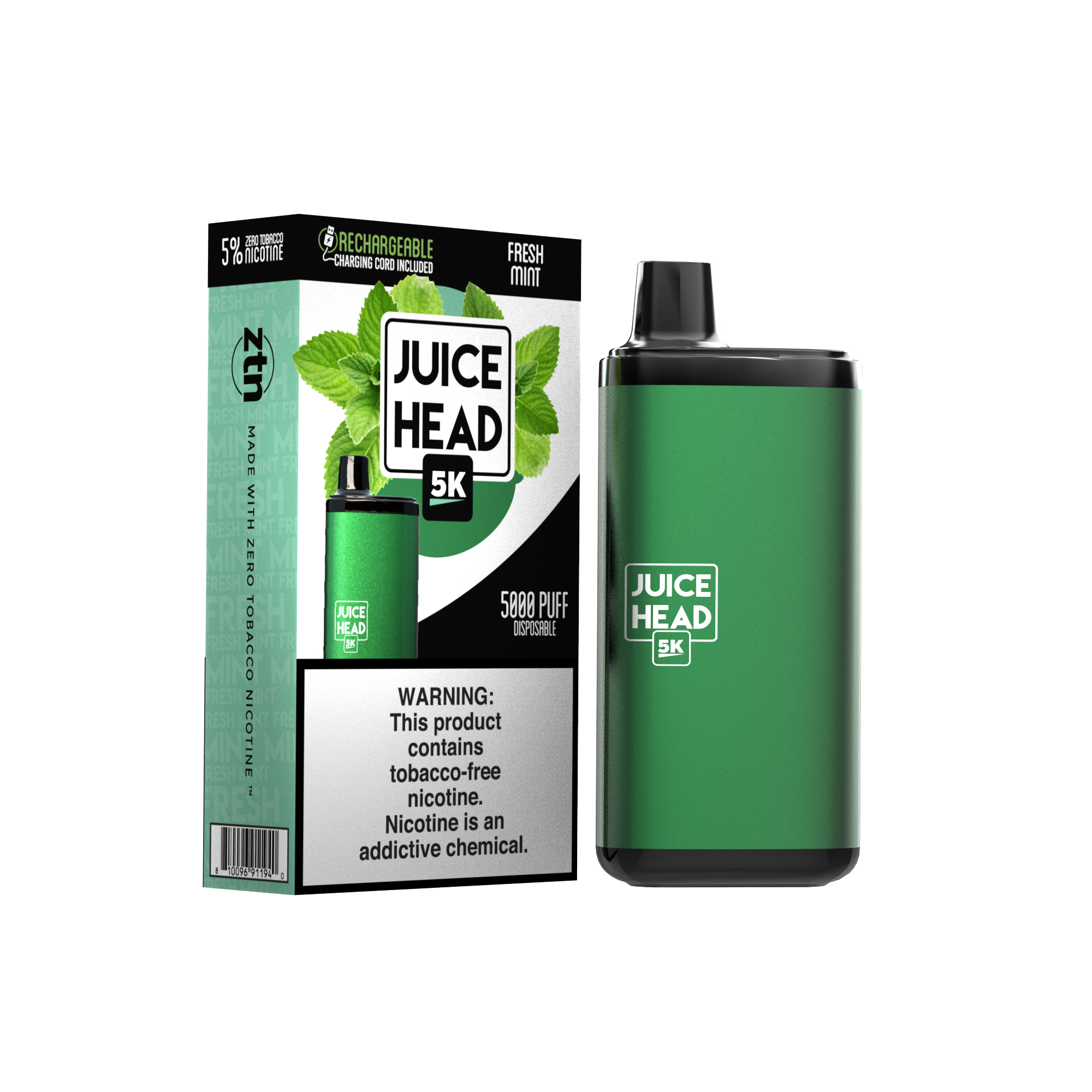 Juice Head 5K - FRESH MINT - E-Juice