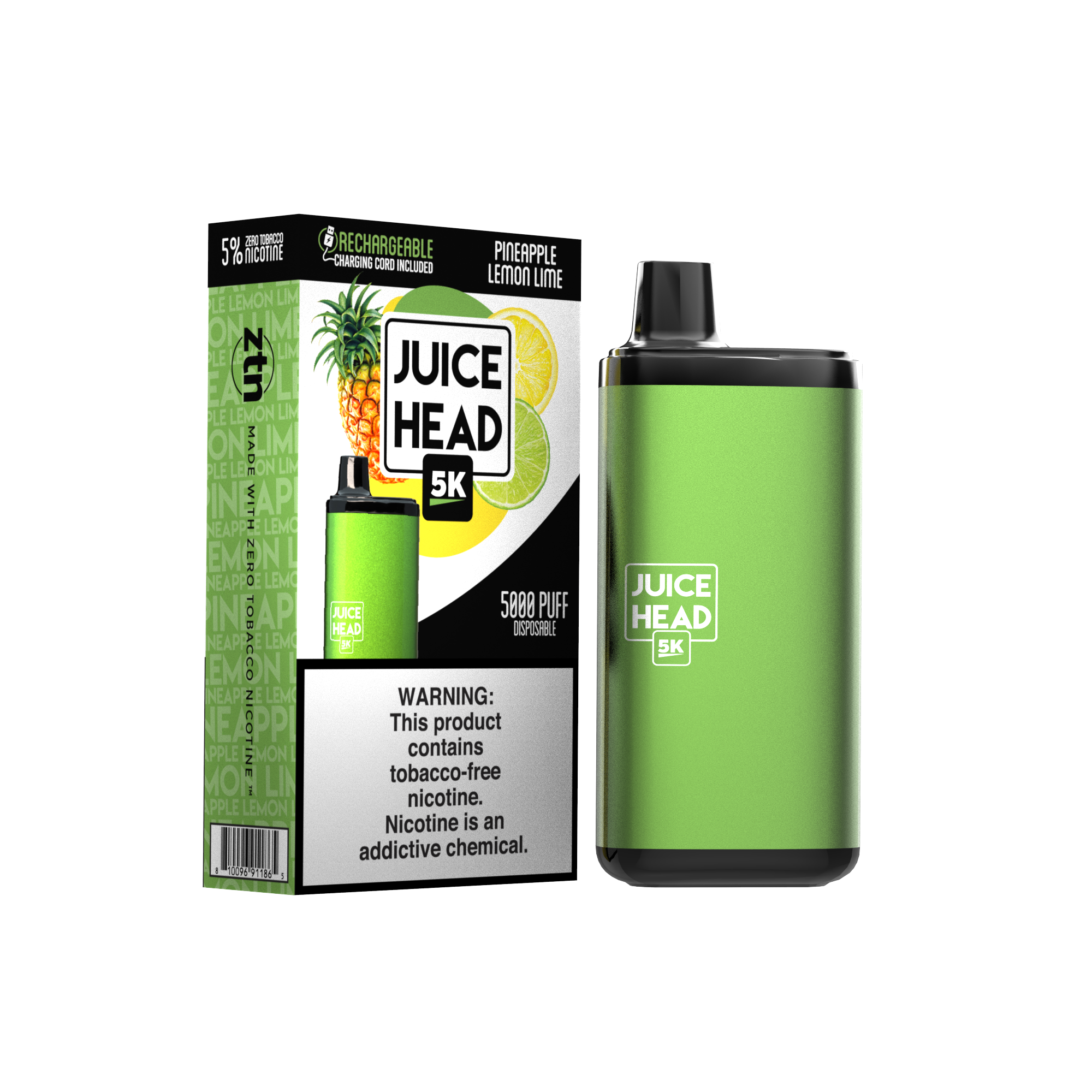 Juice Head 5K - PINEAPPLE LEMON LIME - E-Juice