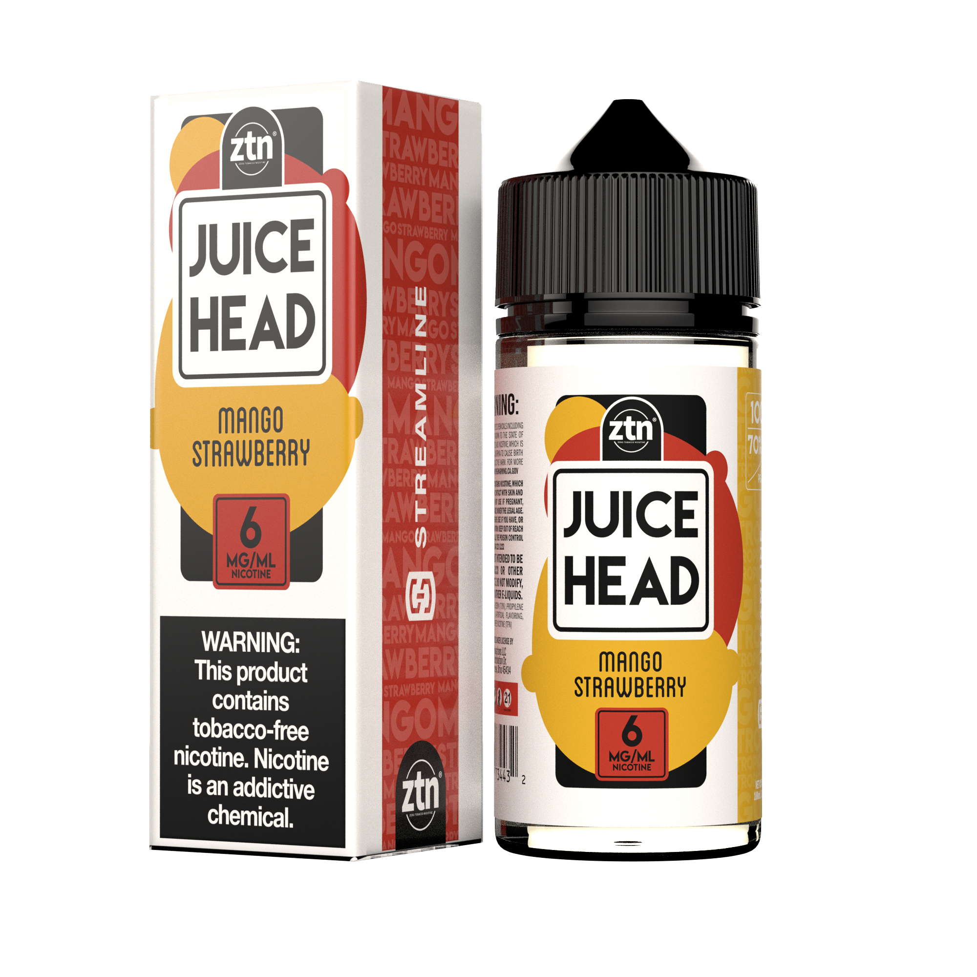 Juice Head Freeze ZTN 100ml - MANGO STRAWBERRY 6MG E-JUICE