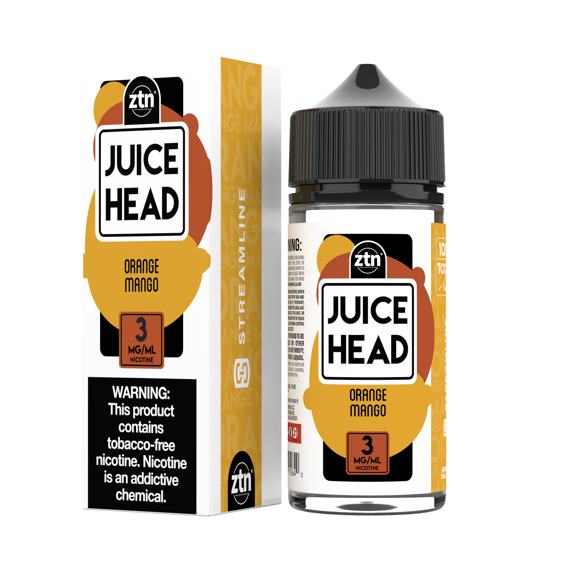 Juice Head Freeze ZTN 100ml - ORANGE MANGO 3MG E-JUICE 100ML