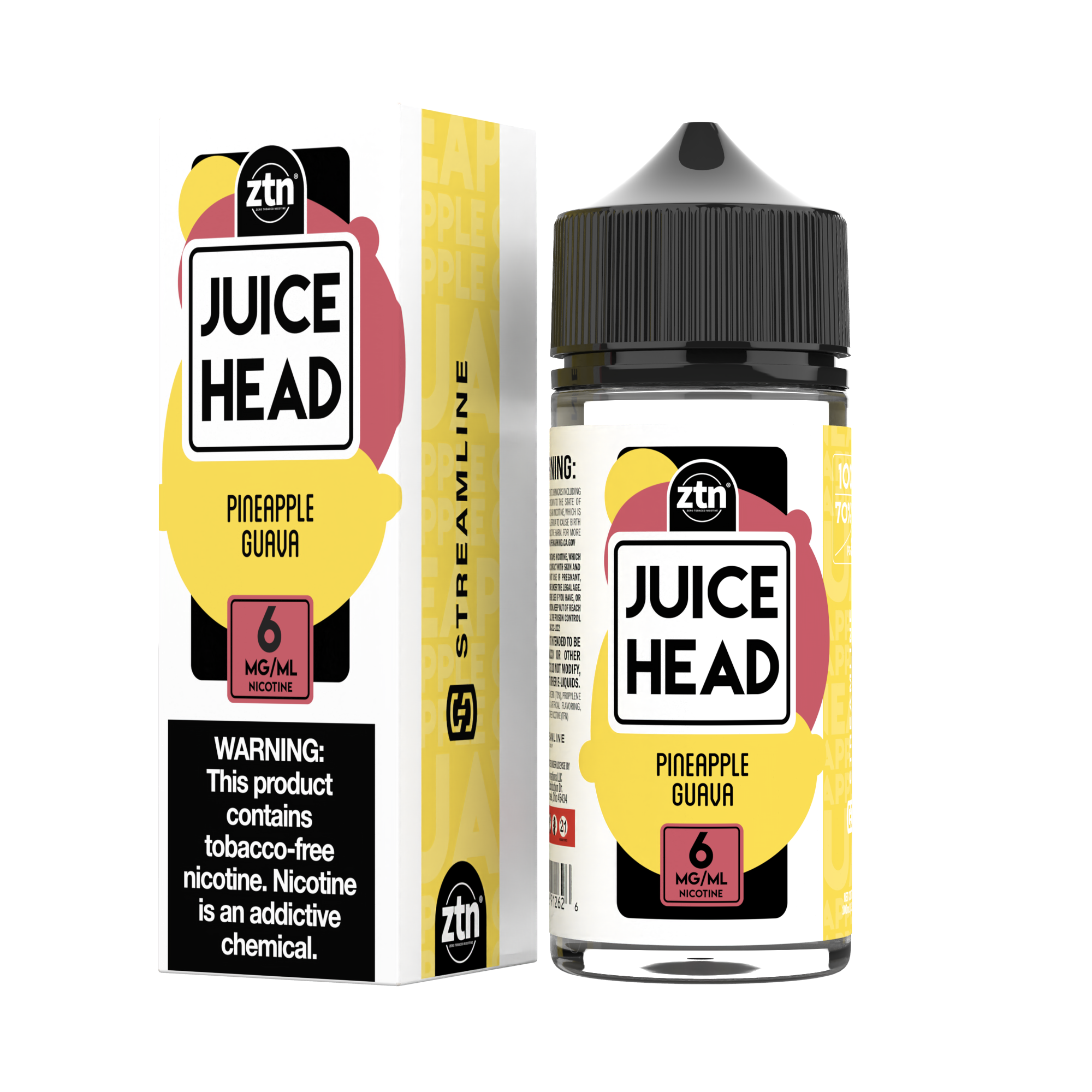 Juice Head Freeze ZTN 100ml - PINEAPPLE GUAVA 3MG E-JUICE