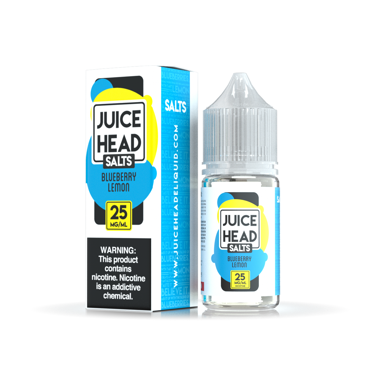 Juice Head Salt 30ml - BLUEBERRY LEMON 25MG E-JUICE 30ML -