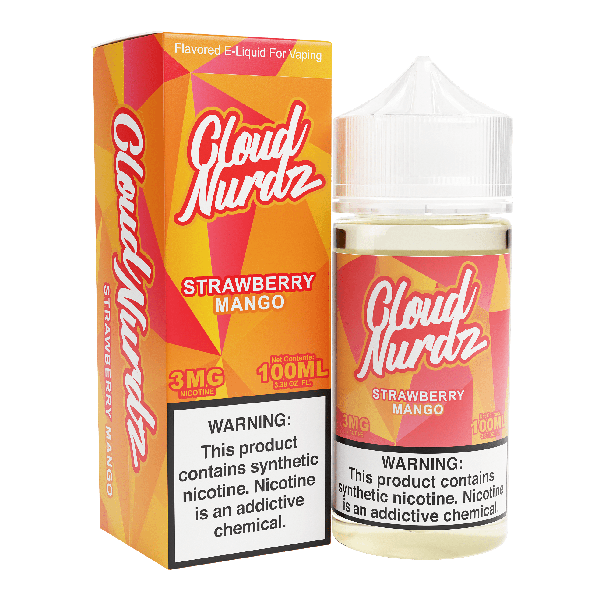 CLOUD NURDZ 100ML E-JUICE - STRAWBERRY MANGO