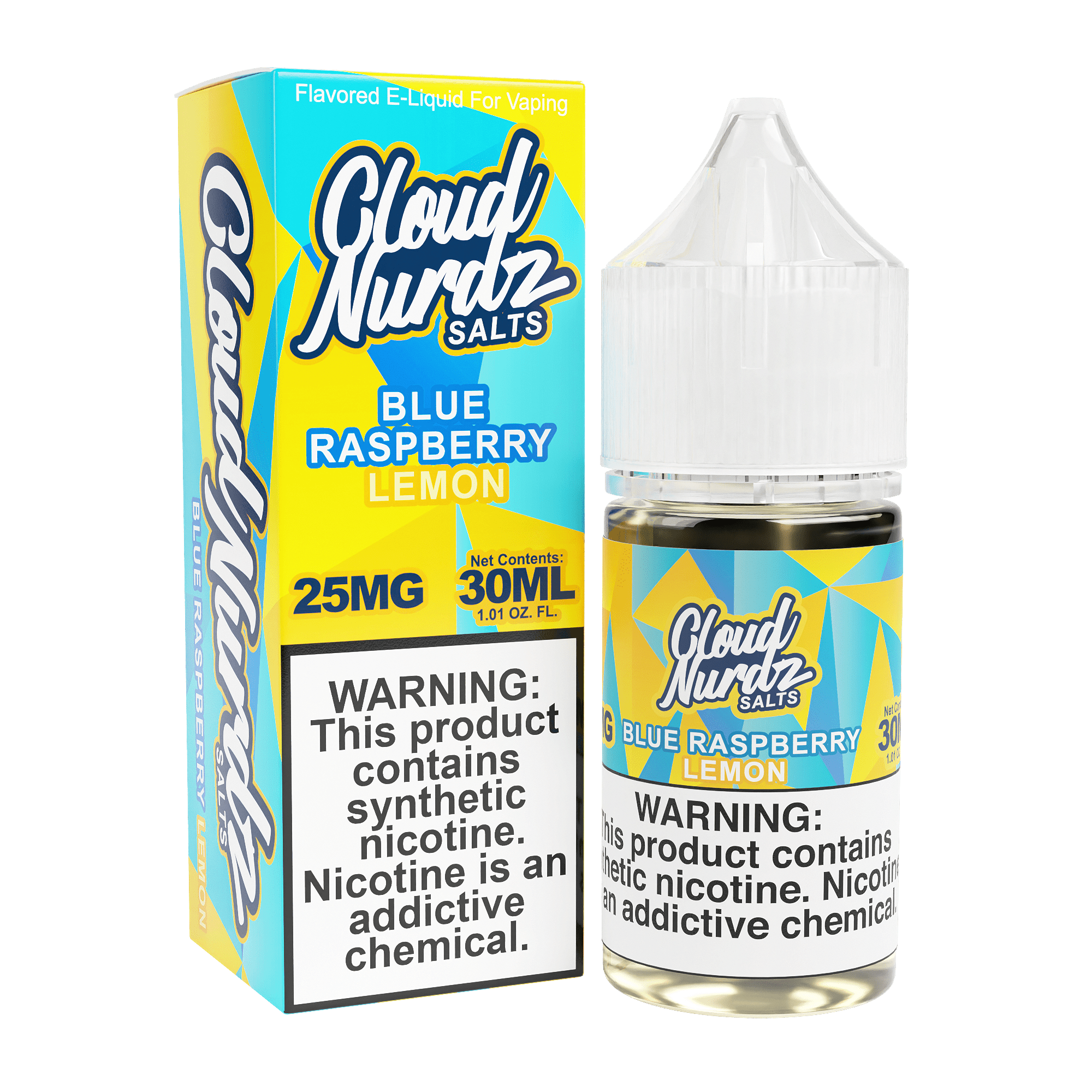 CLOUD NURDZ 30ML SALT E-LIQUID - BLUE RASPBERRY LEMON