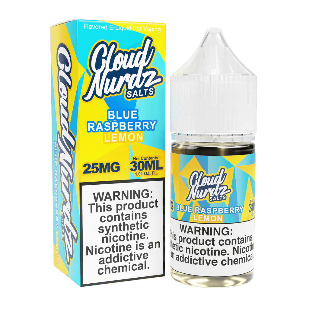 CLOUD NURDZ 30ML SALT E-LIQUID - BLUE RASPBERRY LEMON