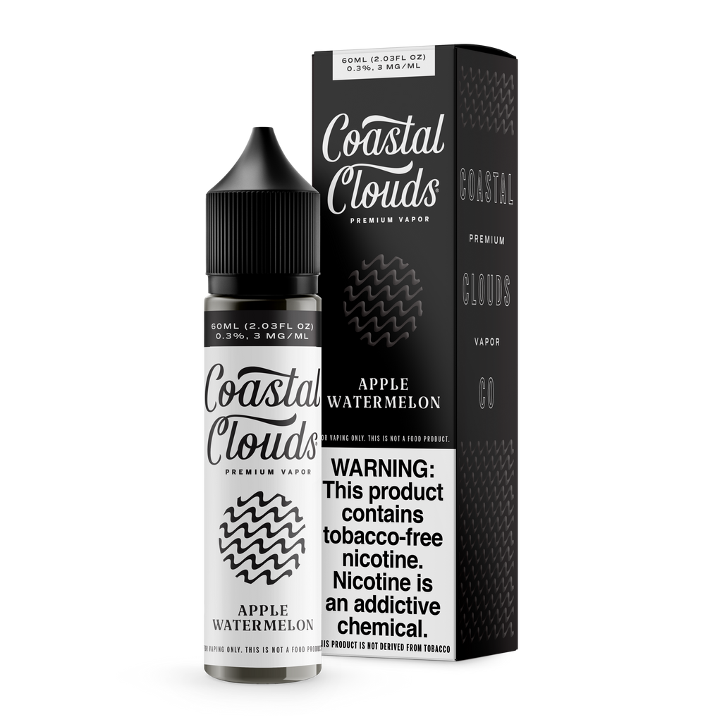 COASTAL CLOUDS 60ML E-JUICE - APPLE WATERMELON