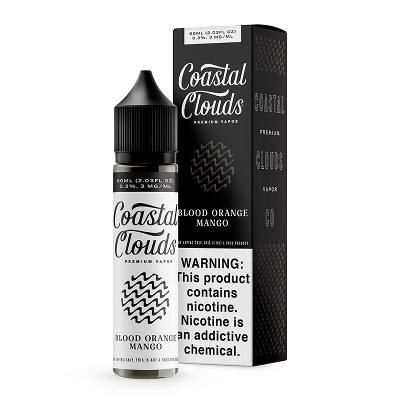COASTAL CLOUDS 60ML E-JUICE - BLOOD ORANGE MANGO