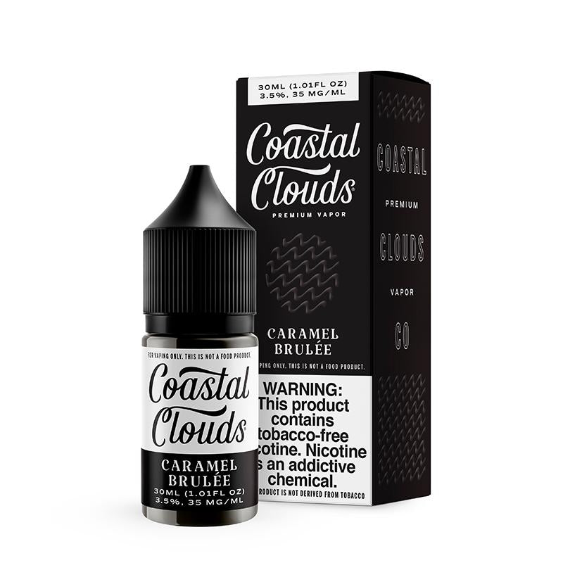 COASTAL CLOUDS 30ML SALT E-LIQUID - CARAMEL BRULEE