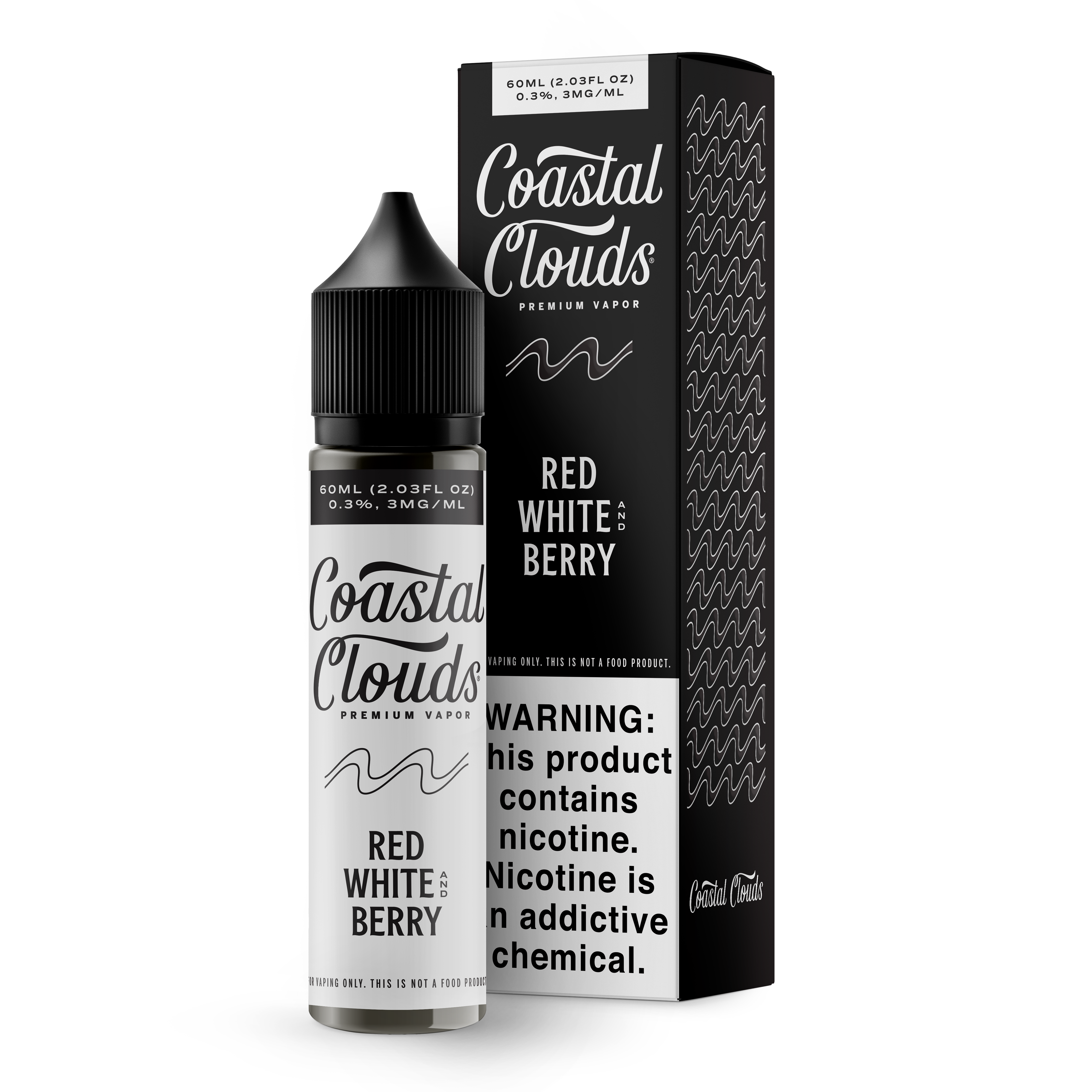 COASTAL CLOUDS 60ML E-JUICE - RED WHITE & BERRY