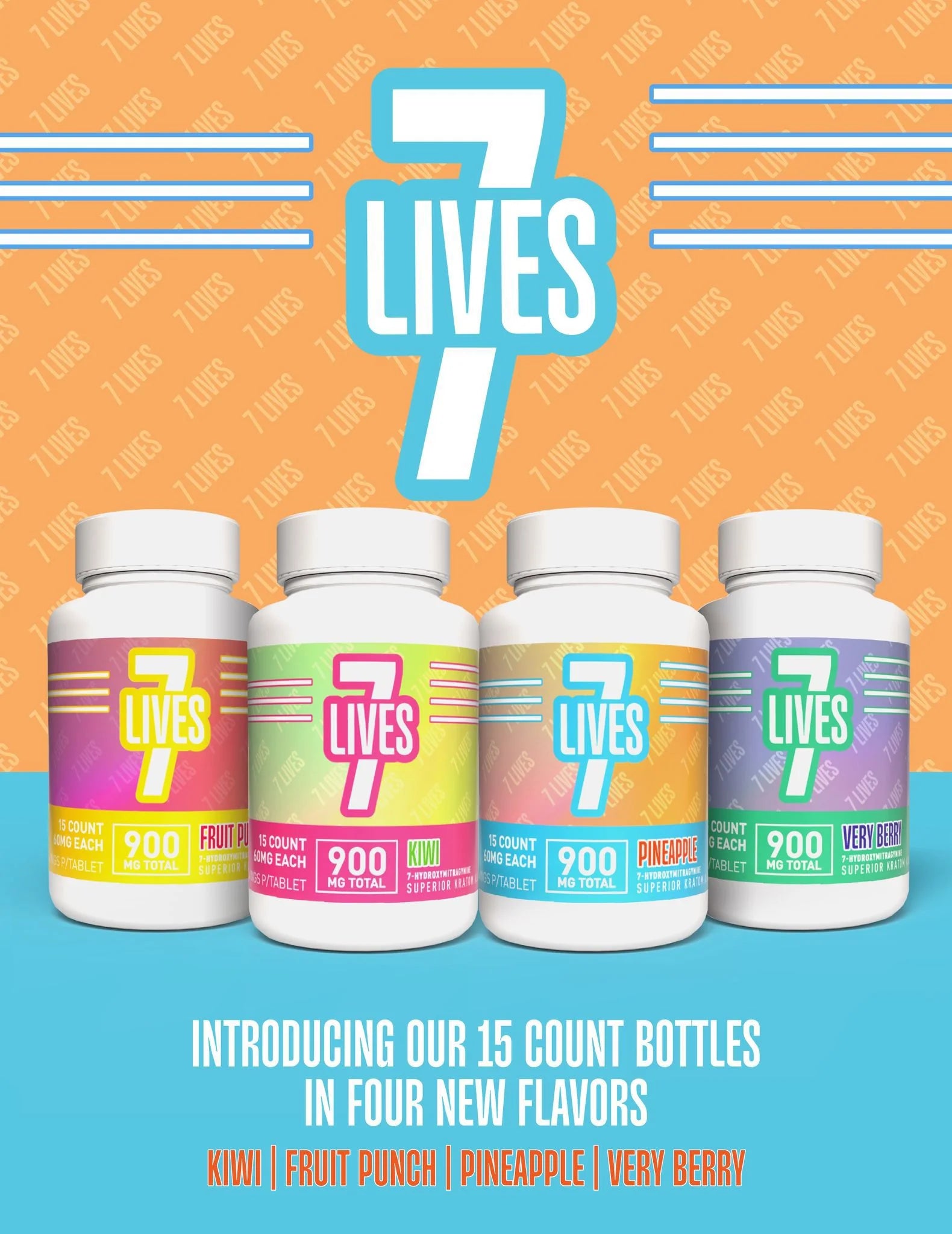 7LIVES 60MG - 15CT JAR