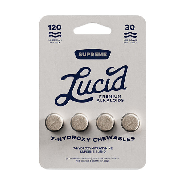 LUCID 7-HYDROXYMITRAGYNINE 30MG SUPREME BLEND TAB (4CT)