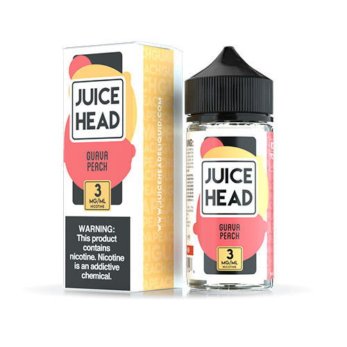 JUICE HEAD 100ML E-JUICE - GUAVA PEACH