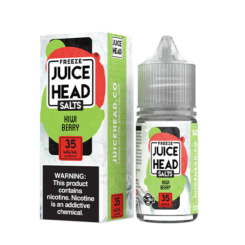 JUICE HEAD 30ML SALT E-LIQUID - KIWI BERRY FREEZE
