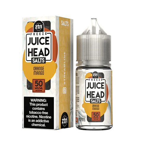 JUICE HEAD 30ML SALT E-LIQUID - ORANGE MANGO FREEZE