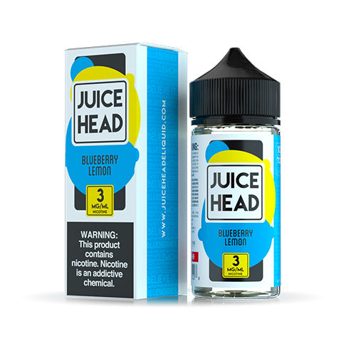 JUICE HEAD 100ML E-JUICE - BLUEBERRY LEMON