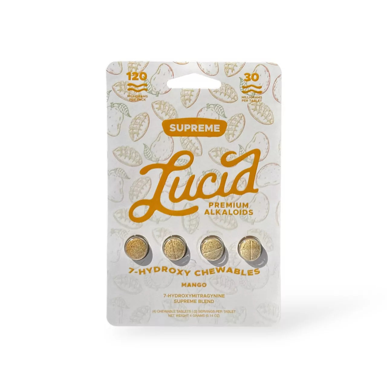 LUCID 7-HYDROXYMITRAGYNINE 30MG SUPREME BLEND TAB (4CT)