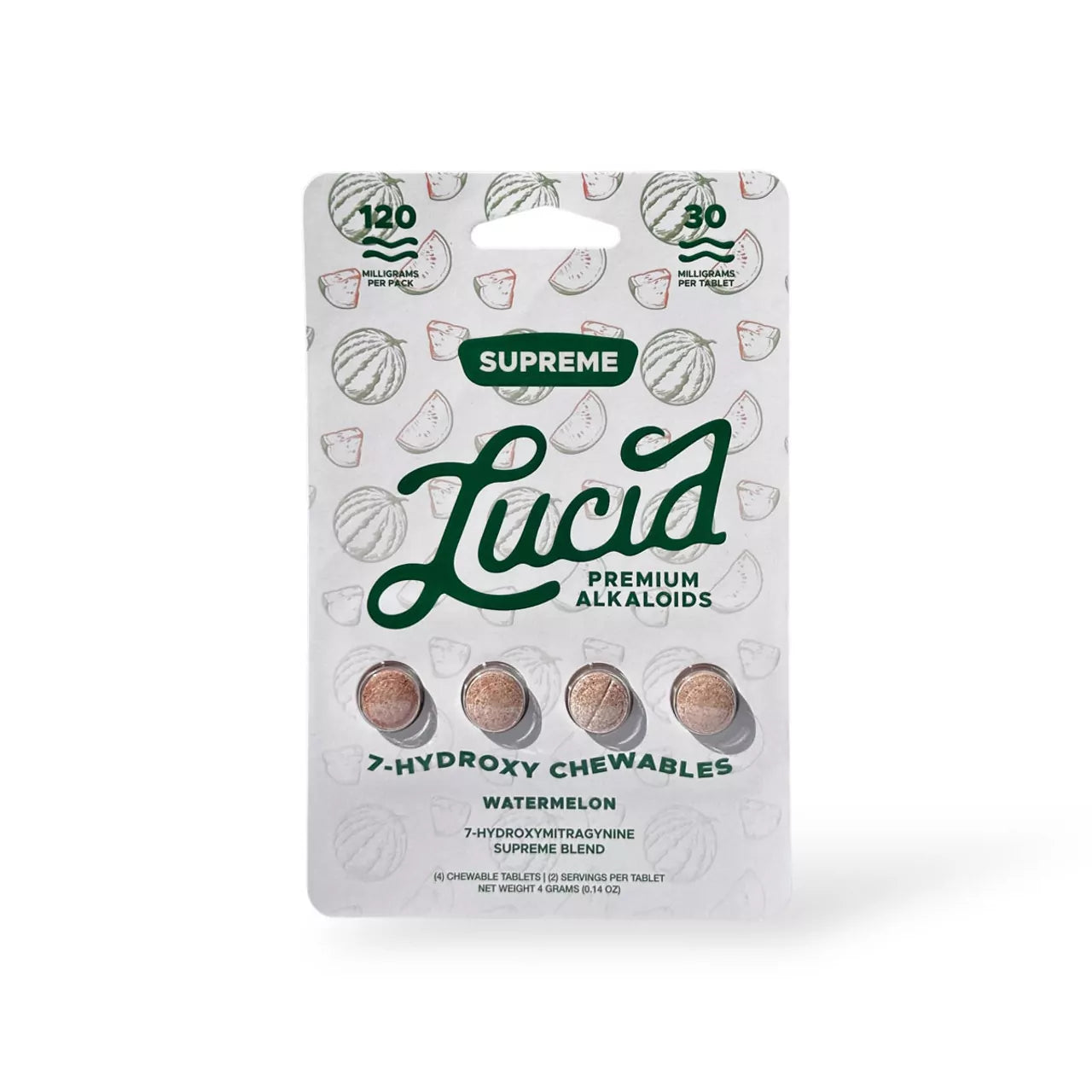 LUCID 7-HYDROXYMITRAGYNINE 30MG SUPREME BLEND TAB (4CT)