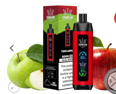 AL FAKHER CROWN BAR 8000 PRO DUAL MODE DISPOSABLE