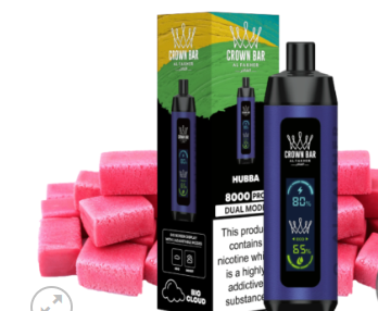 AL FAKHER CROWN BAR 8000 PRO DUAL MODE DISPOSABLE