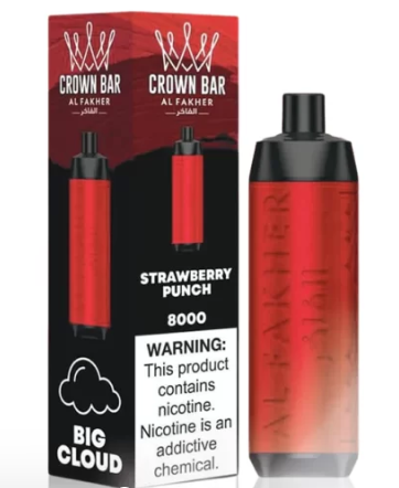AL FAKHER CROWN BAR 8000 PRO DUAL MODE DISPOSABLE
