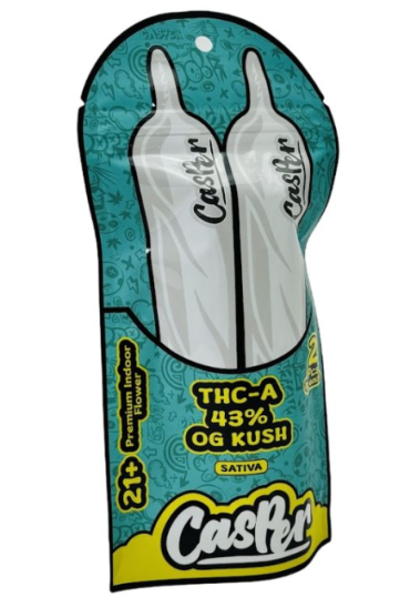 CASPER THC-A PRE ROLLS 1 GRAM (2CT / PACK)