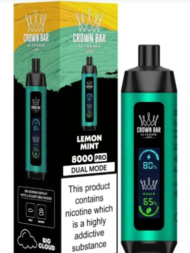 AL FAKHER CROWN BAR 8000 PRO DUAL MODE DISPOSABLE