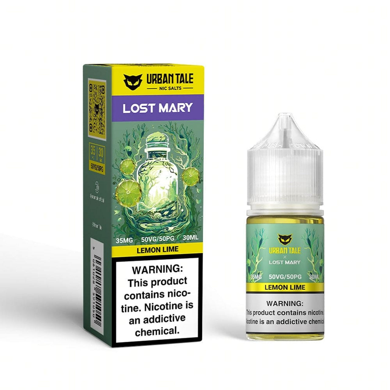 URBAN TALE X LOST MARY 30ML SALT E-LIQUID - LEMON LIME