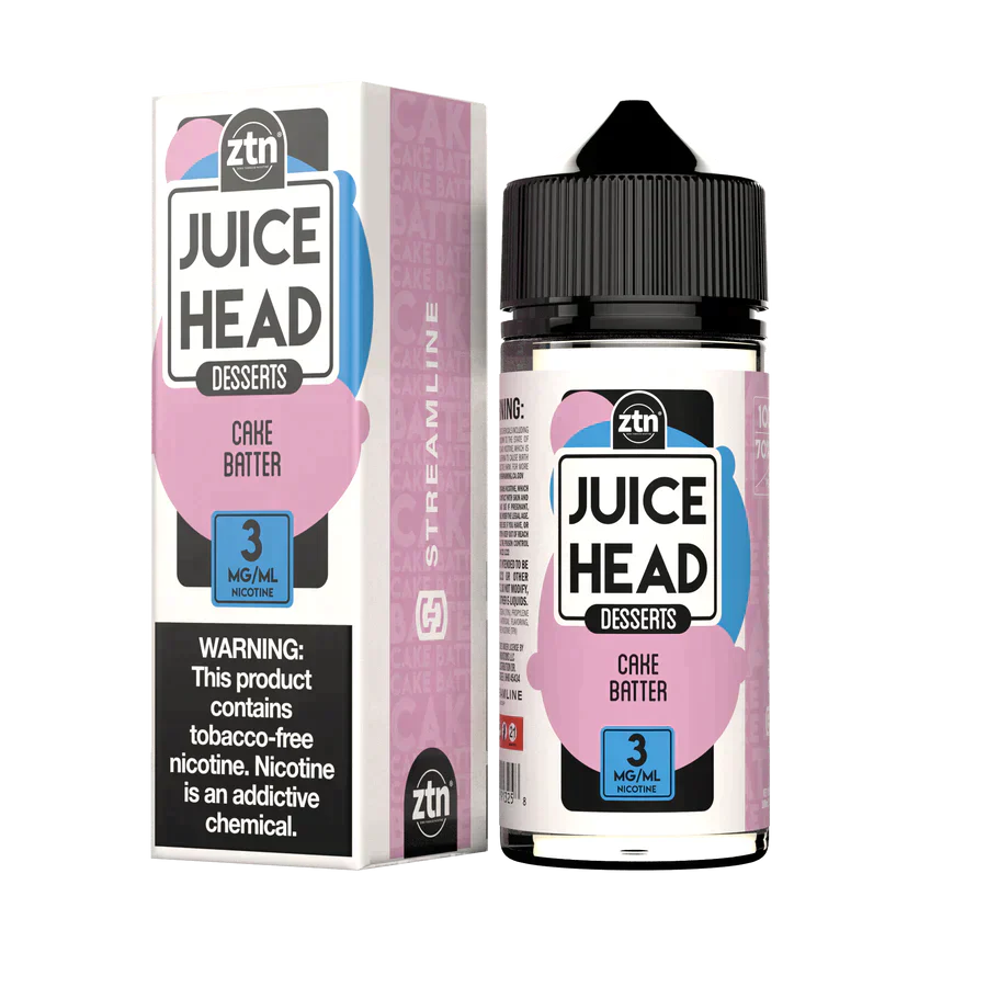 Juice Head Desert ZTN 100ml - CAKE BATTER 3MG E-JUICE 100ML