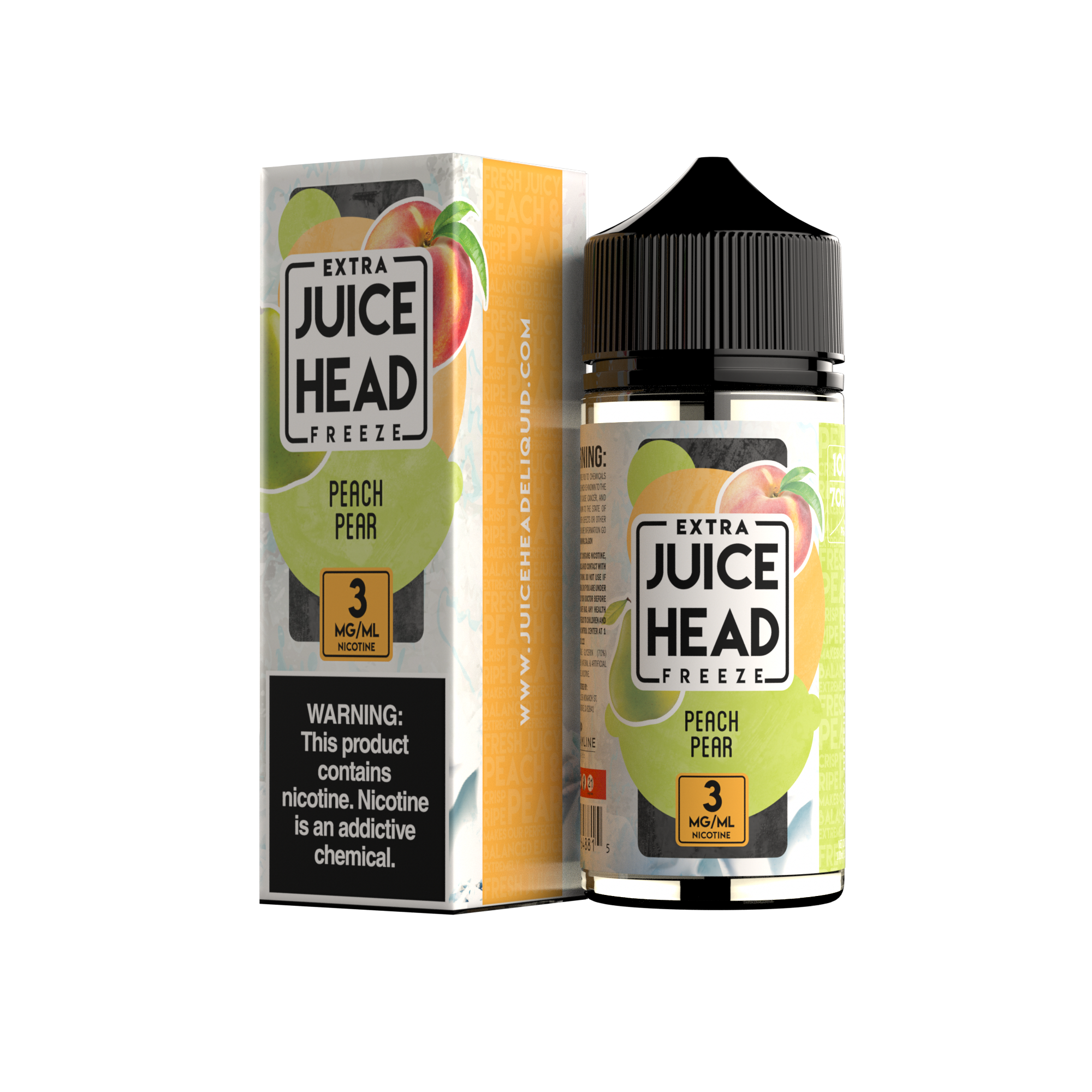 Juice Head Freeze 100ml - PEACH PEAR 3MG E-JUICE 100ML -
