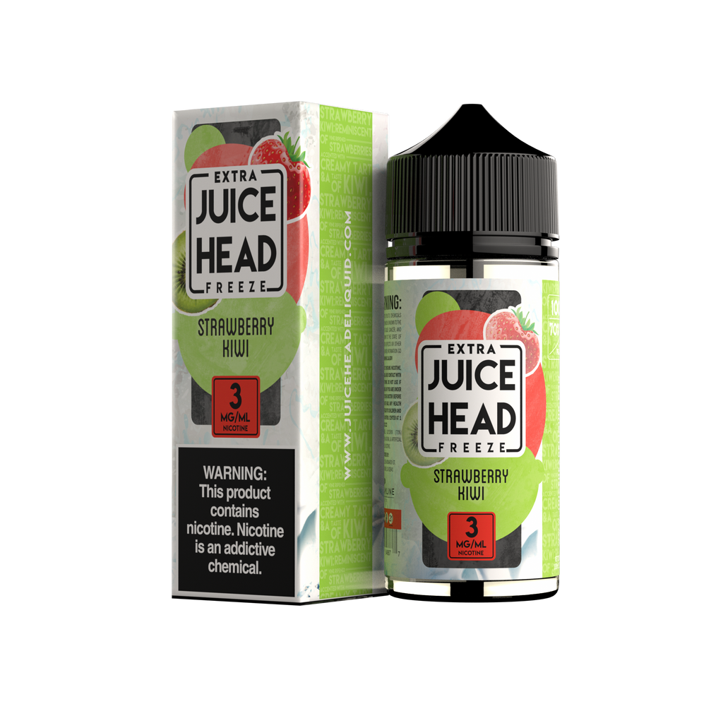 Juice Head Freeze 100ml - STRAWBERRY KIWI 3MG E-JUICE 100ML
