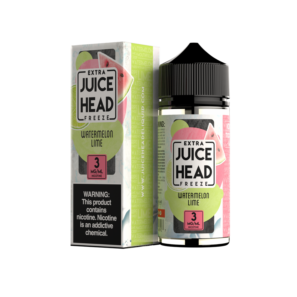 Juice Head Freeze 100ml - WATERMELON LIME 3MG E-JUICE 100ML