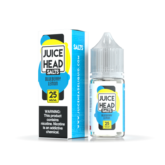 Juice Head Salt 30ml - BLUEBERRY LEMON 25MG E-JUICE 30ML -