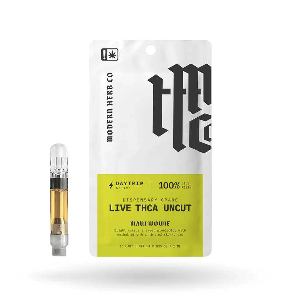 MODERN HERB CO THCA LIVE RESIN UNCUT 1G CARTRIDGE