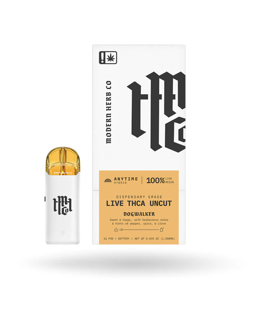 MODERN HERB CO THCA LIVE RESIN UNCUT 1G POD KIT
