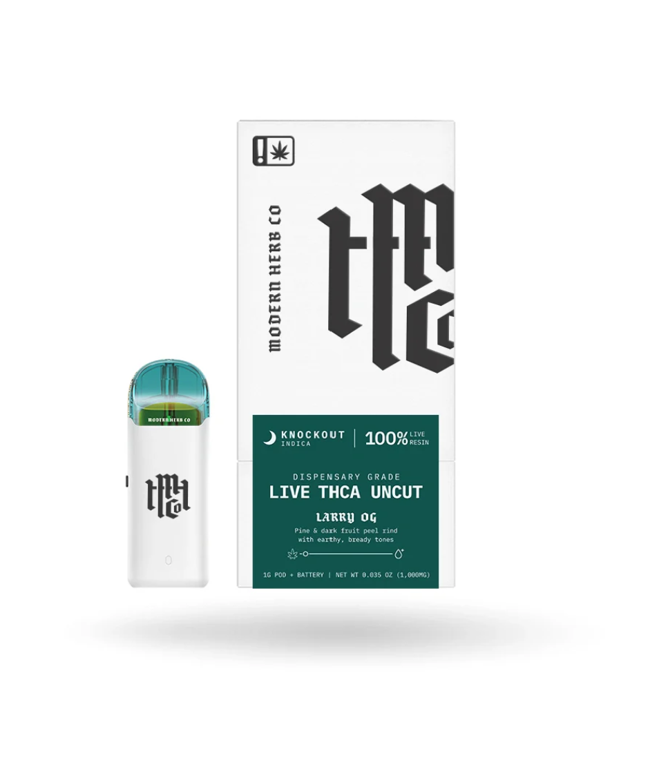MODERN HERB CO THCA LIVE RESIN UNCUT 1G POD KIT