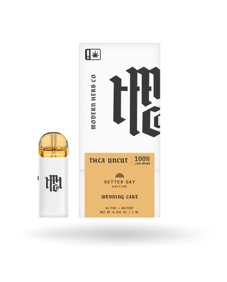 MODERN HERB CO THCA LIVE RESIN UNCUT 1G POD KIT