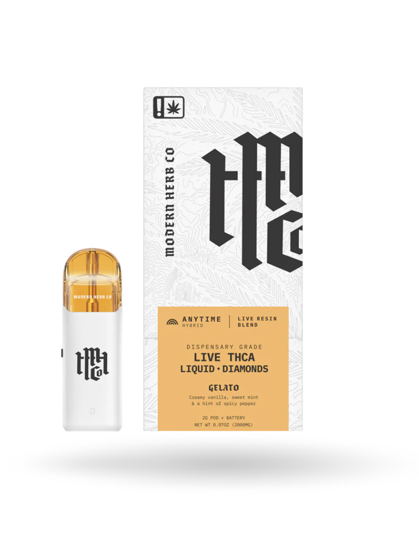MODERN HERB CO THCA LIVE RESIN LIQUID DIAMONDS 2G POD KIT