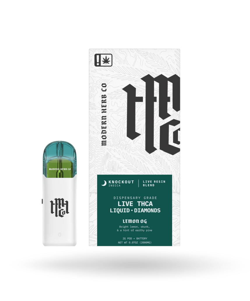 MODERN HERB CO THCA LIVE RESIN LIQUID DIAMONDS 2G POD KIT