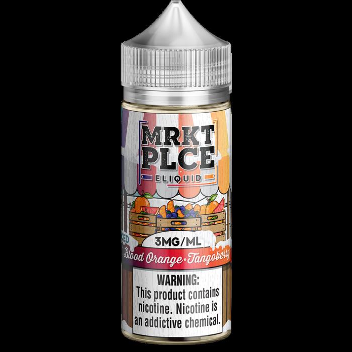 MRKT PLCE 100ML E-LIQUID BLOOD ORANGE TANGOBERRY 3MG 760412602109