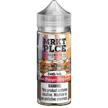 MRKT PLCE 100ML E-LIQUID BLOOD ORANGE TANGOBERRY ICED 3MG 760412602079