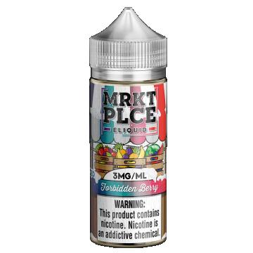 MRKT PLCE 100ML E-LIQUID FORBIDDEN BERRY ICED 3MG 650434675734