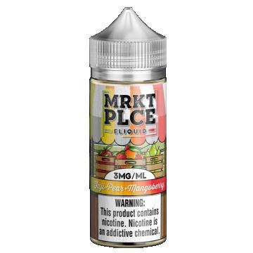MRKT PLCE 100ML E-LIQUID FUJI PEAR MANGOBERRY 3MG 650434675987