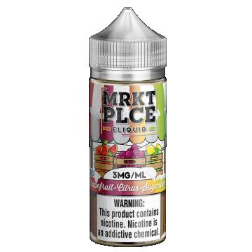 MRKT PLCE 100ML E-LIQUID GRAPEFRUIT CITRUS SUGARBERRY ICED 3MG 650434675833