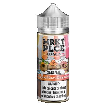MRKT PLCE 100ML E-LIQUID PINEAPPLE PEACH DRAGONBERRY ICED 6MG 165729845636