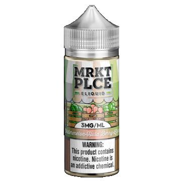 MRKT PLCE 100ML E-LIQUID WATERMELON HULA BERRY LIME 6MG 650434676038