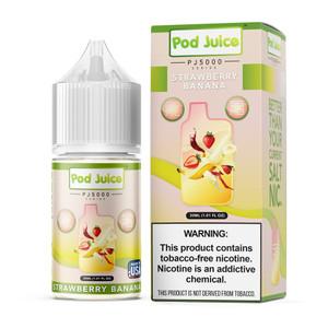 POD JUICE PJ5000 SERIES SALT NIC 30ML STRAWBERRY BANAN 55MG 305535380086