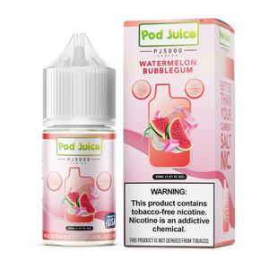 POD JUICE PJ5000 SERIES SALT NIC 30ML WATERMELON BUBBLEGUM 55MG 305535380161