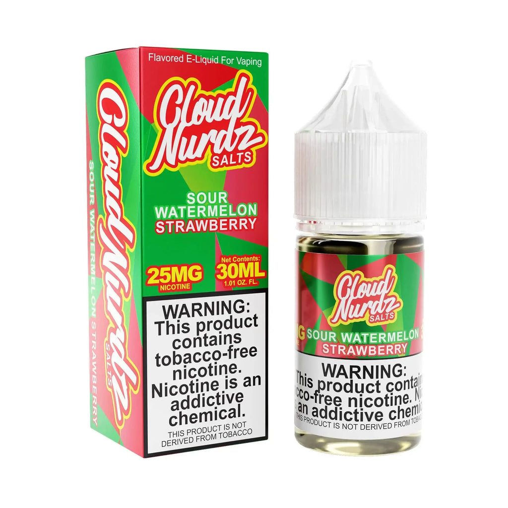 Cloud Nurdz TFN Salt E-Juice 30ML - Salt Sour Watermelon