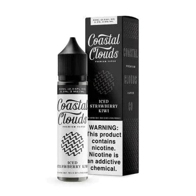 COASTAL CLOUDS 60ML E-JUICE - ICED STRAWBERRY KIWI